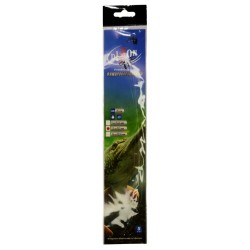 Повідець рибальський, флюорокарбоновий, Dixxon, перетин 0,50мм, тест 12кг, 25см, 5шт/уп